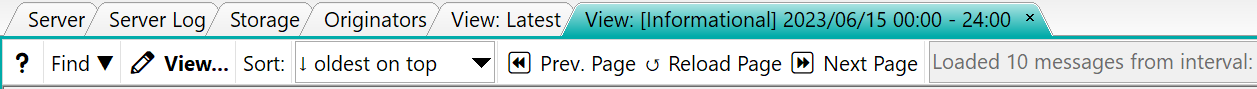 Syslog Watcher 6.5 / Redesigned Viewer Toolbar